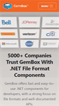 Mobile Screenshot of gemboxsoftware.com